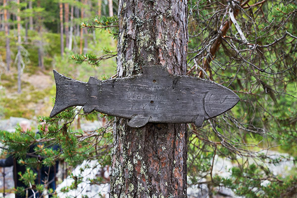 Fiske i Skålan skylt