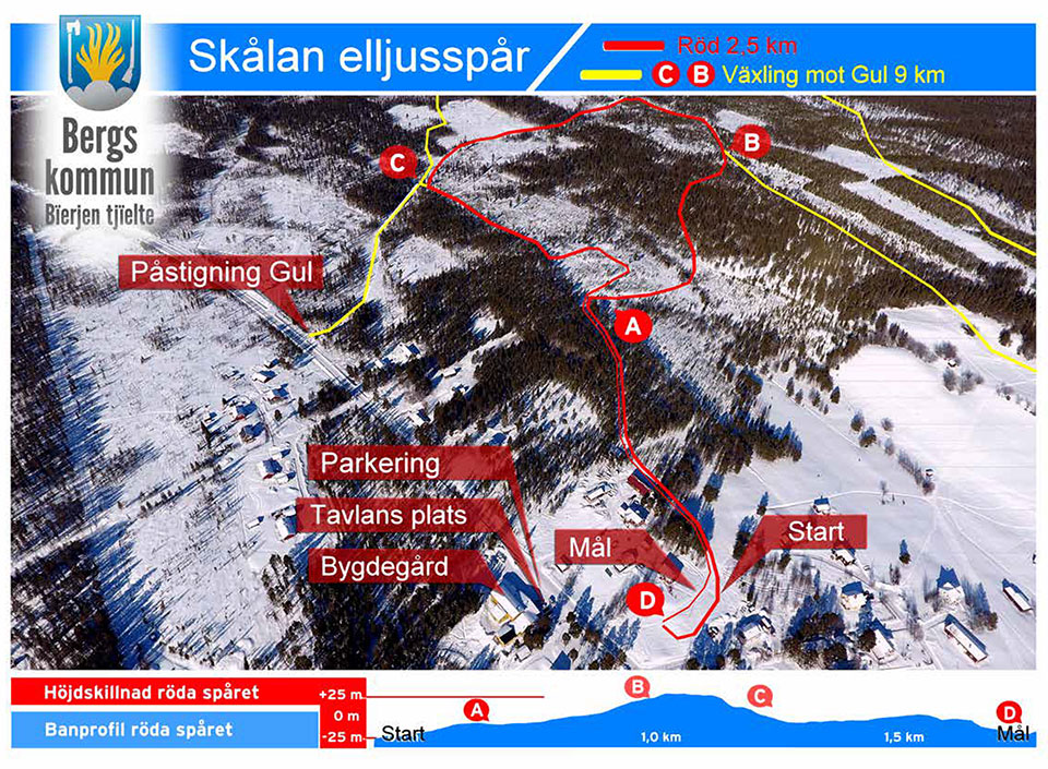 Skålans elljusspår